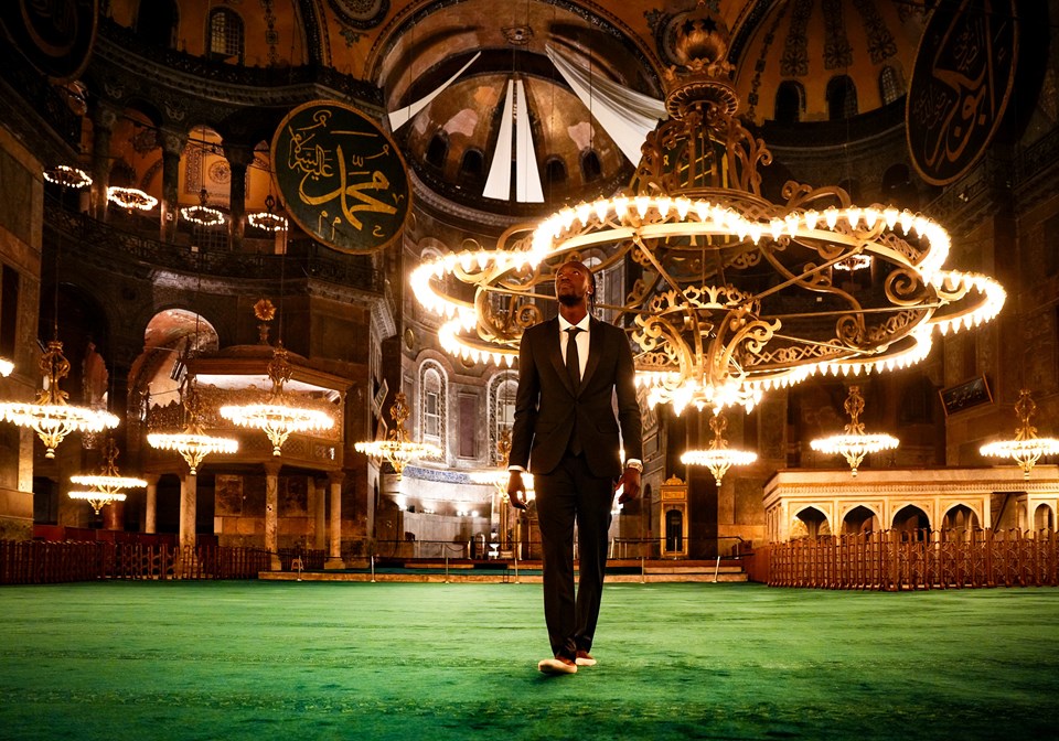Tammy Abraham'dan Ayasofya Camii'ne ziyaret - 1