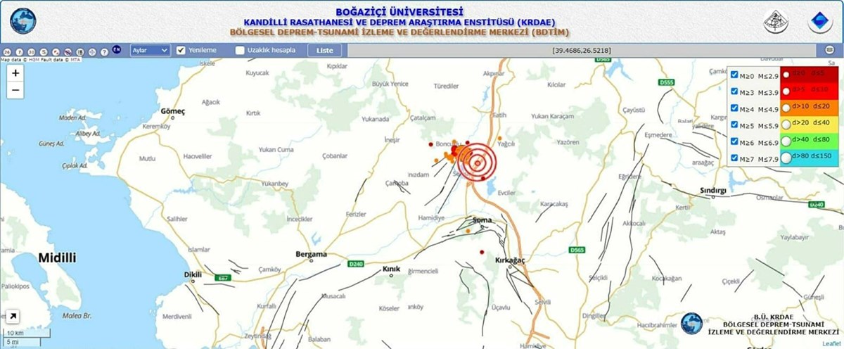 Manisa'daki 4.8'lik deprem sonrası açıklama! 