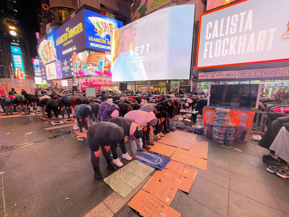 New York Times Meydanı’nda teravih namazı - 9