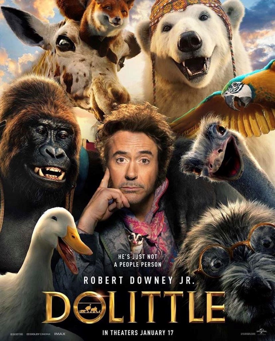 Robert Downey Jr’lı Dolittle’dan yeni afiş - 1