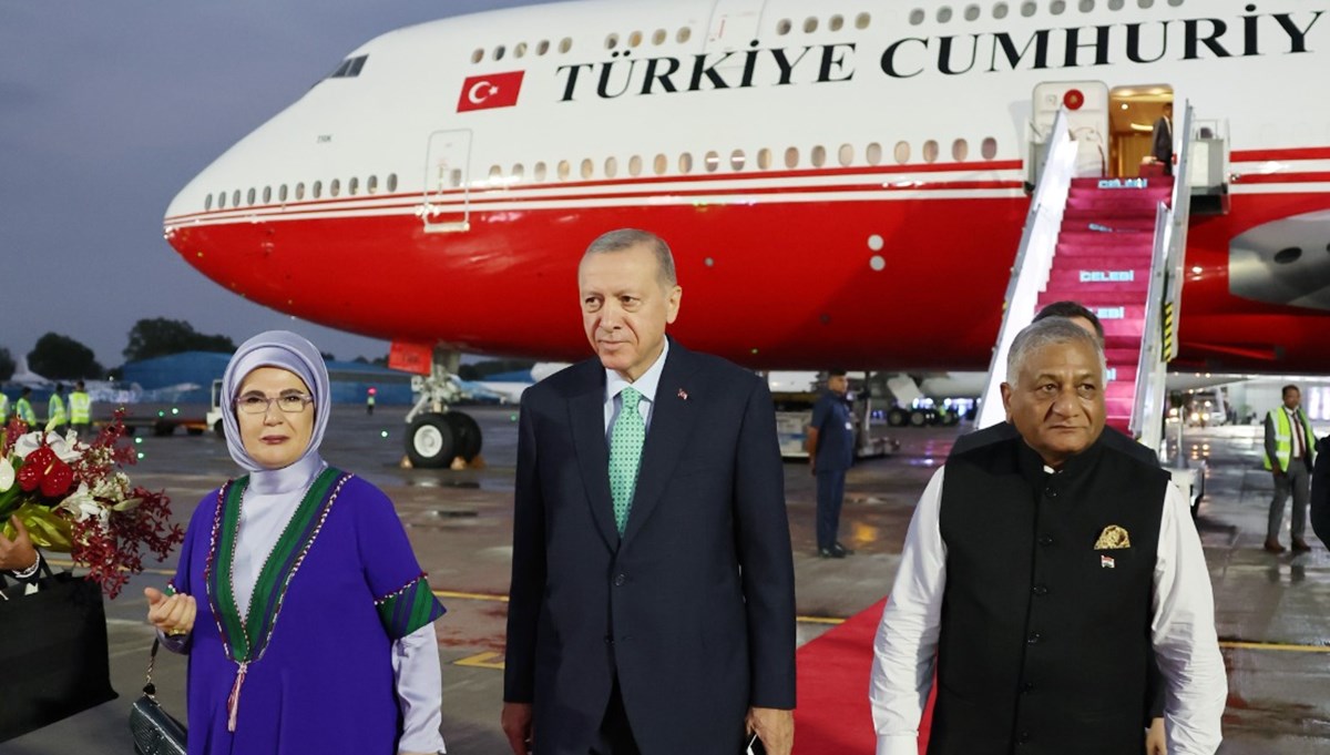 Cumhurbaşkanı Erdoğan, G-20 Liderler Zirvesi için Hindistan'da