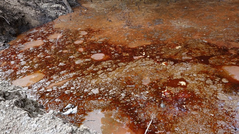 Atıklar derenin rengini değiştirdi: OSB'ye ceza, 3 fabrikaya kapama - 2