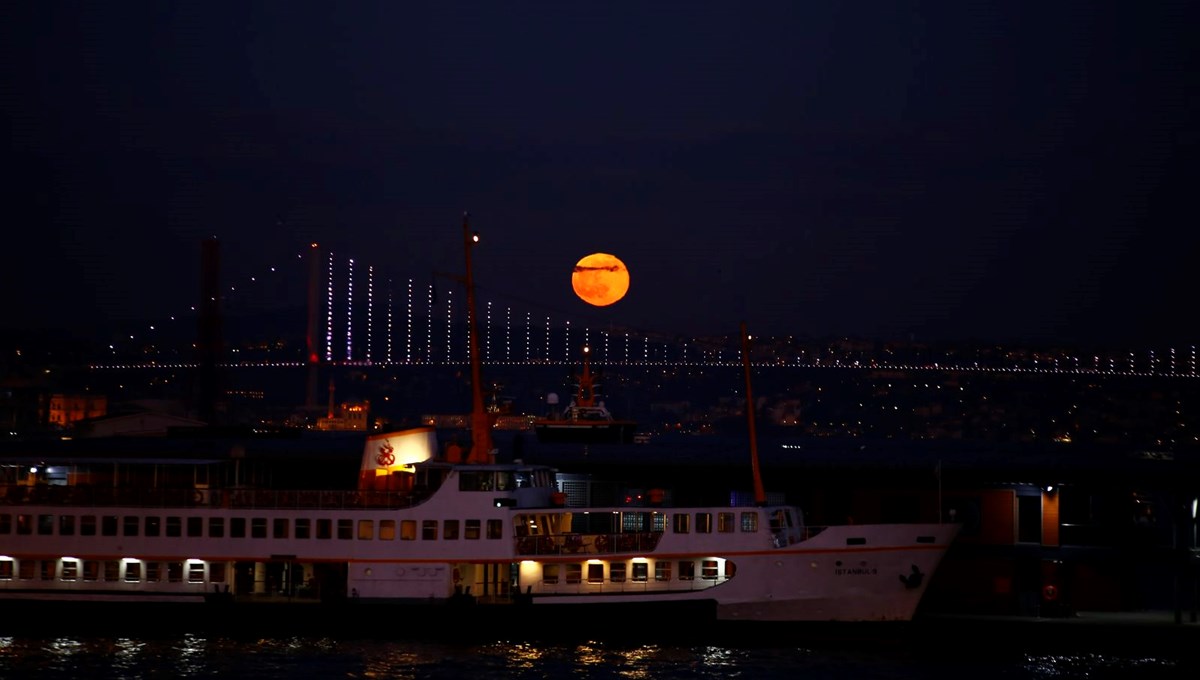 Türkiye'den dolunay manzaraları