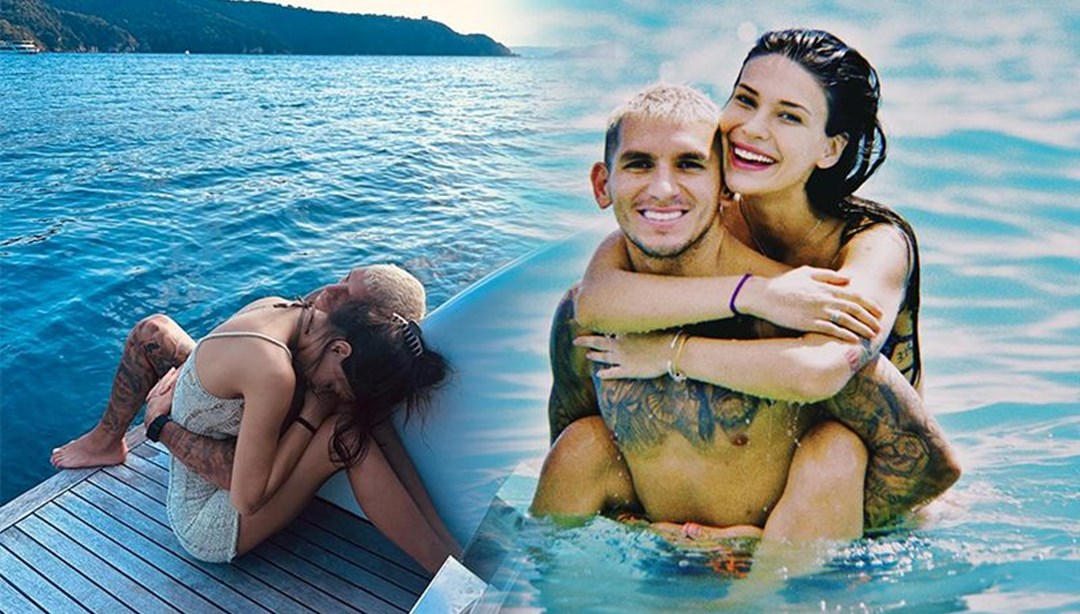 Galatasaraylı Lucas Torreira ile Devrim Özkan'dan aşk pozu