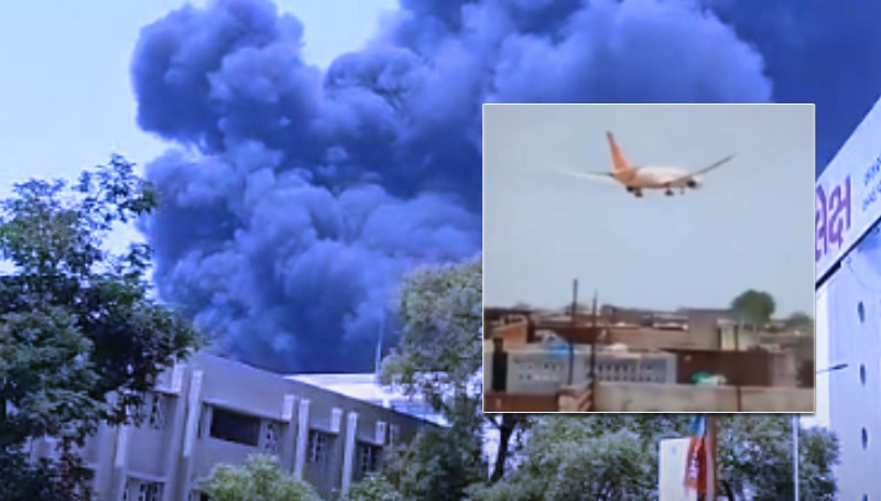 Hindistan'da 242 kişilik yolcu uçağı düştü!