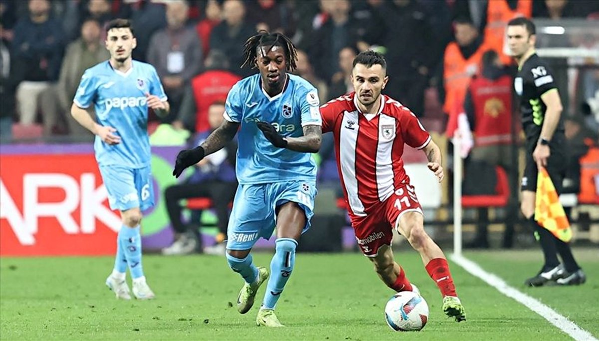 Trabzonspor, Samsunspor'a karşı üstün Trabzonspor, Samsunspor'a karşı üstün