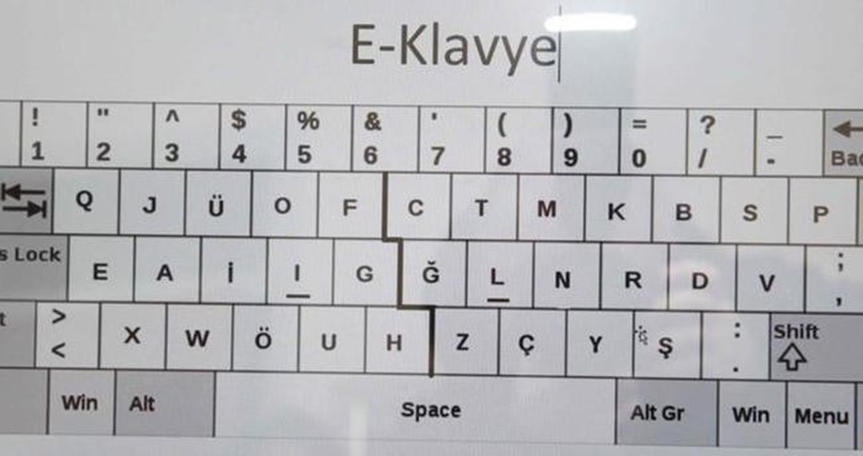 Boğaziçi Üniversitesi Türkçe'ye uygun ''E klavye'' geliştirdi - 1