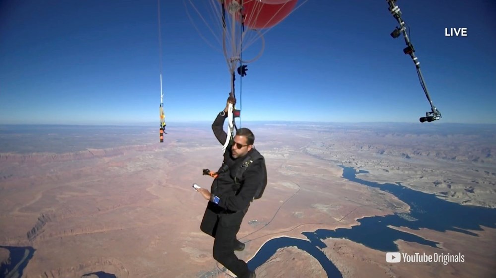 Balonla 9 kilometre yükseldi - 2