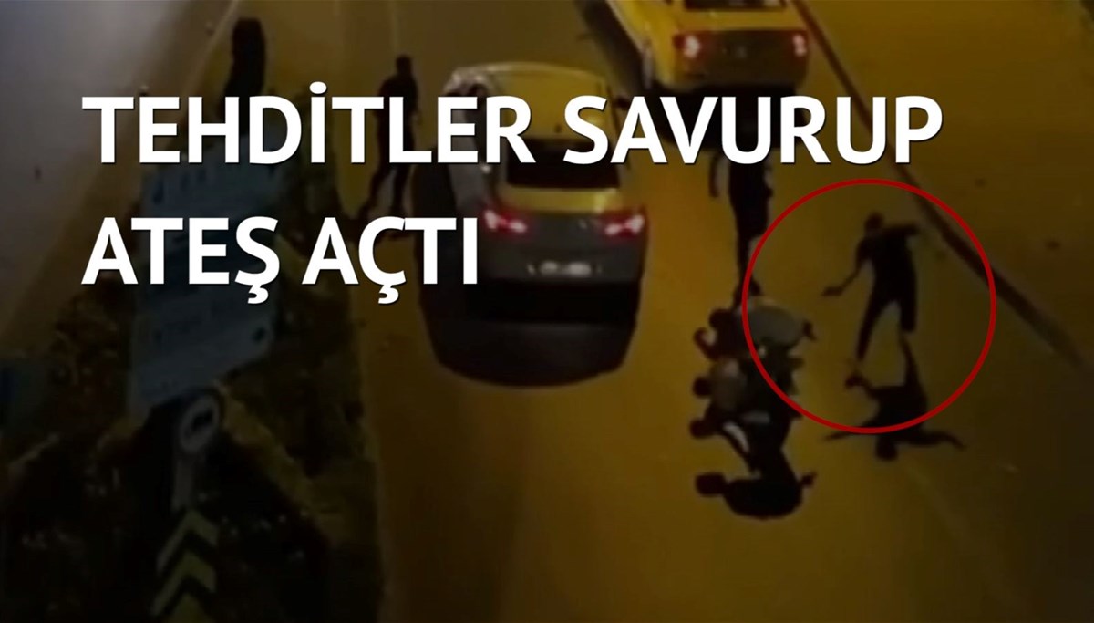 Kaçarken düşen genci bacağından vurdu