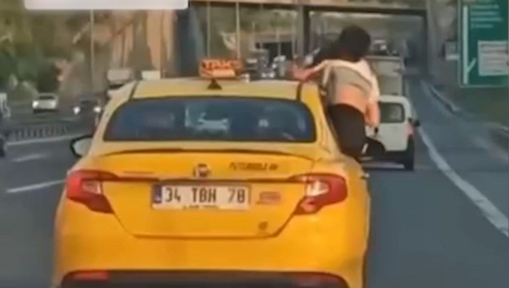 TEM'de akılalmaz görüntü