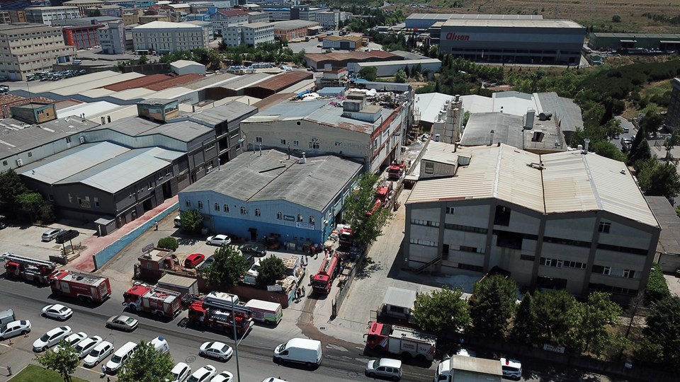 Tuzla'da fabrika yangını - 1