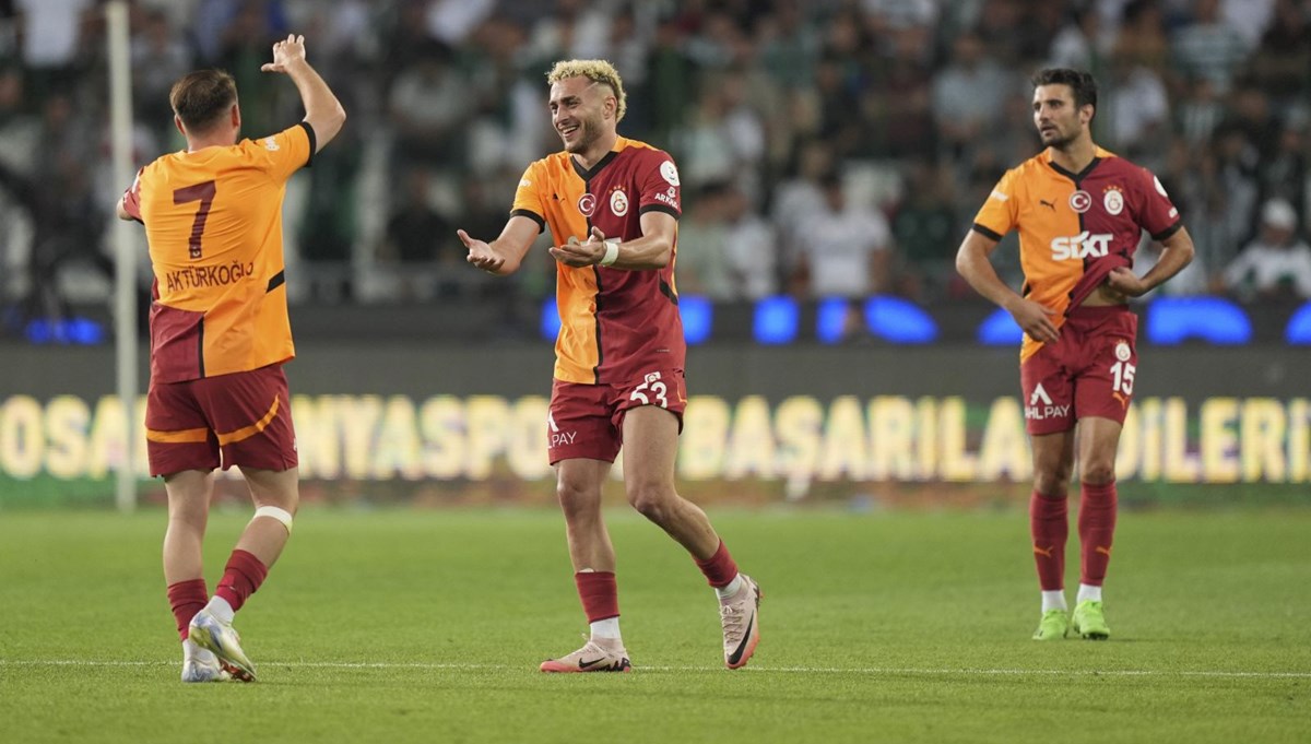 Galatasaray, Konya deplasmanından 3 puanla döndü