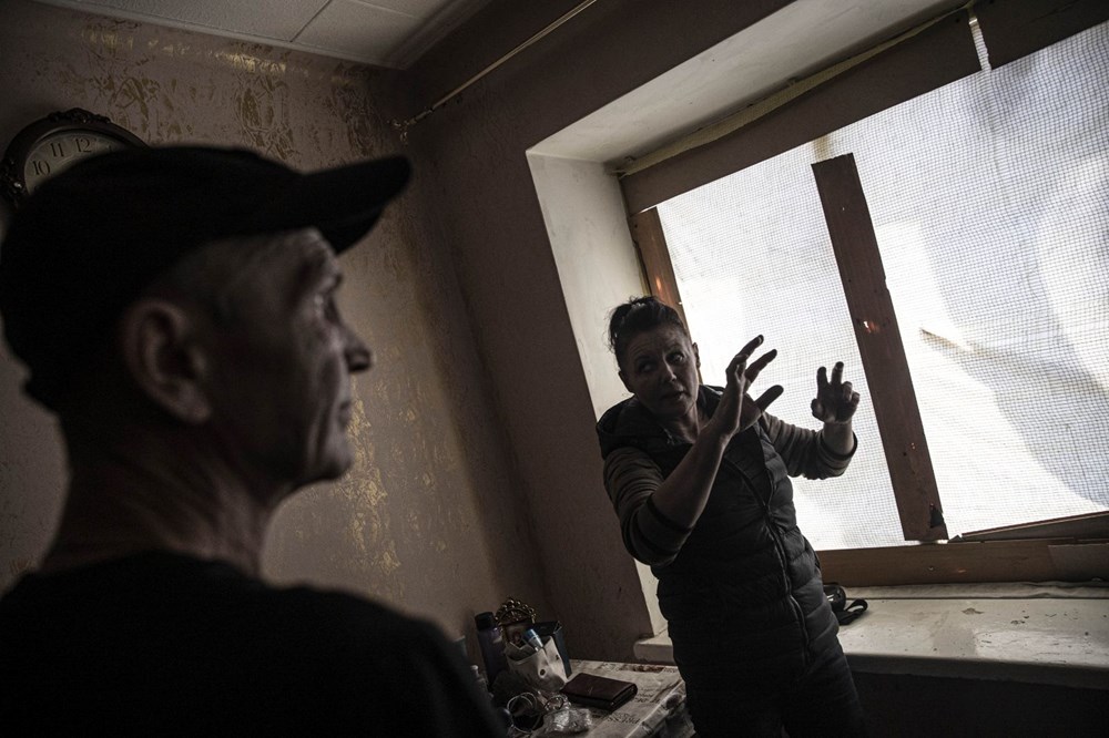 Ukrayna'daki savaşta üç ay sığınakta kalan İzyumlu aile yaşadıklarını anlattı: Oğlum patlamaları duymasın diye başını battaniye ile örttük - 15