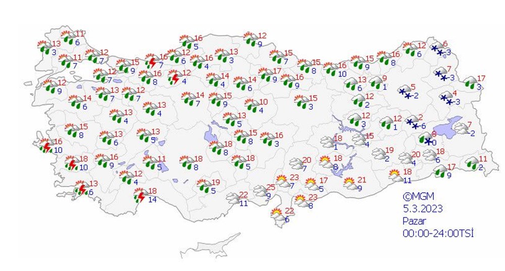 Meteorolojiden çöl taşınımı uyarısı! (Bugün ve hafta genelinde hava nasıl olacak?) - 7