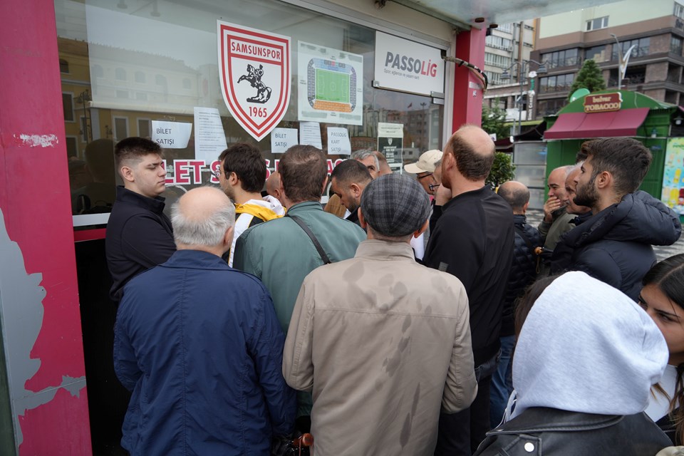 Samsunsporlu taraftarlardan Fenerbahçe maçına yoğun ilgi - 1