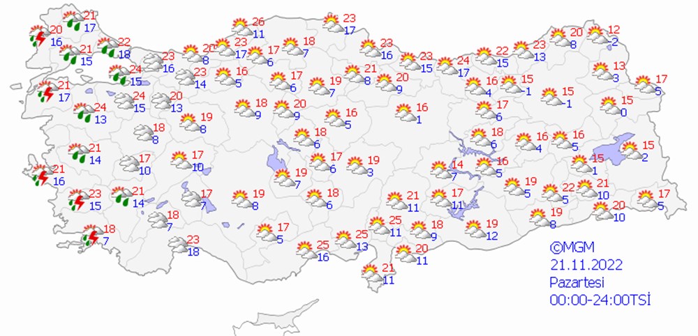 Lodosun ardı sağanak! MGM paylaştı (Bu hafta hava nasıl olacak?) - 6