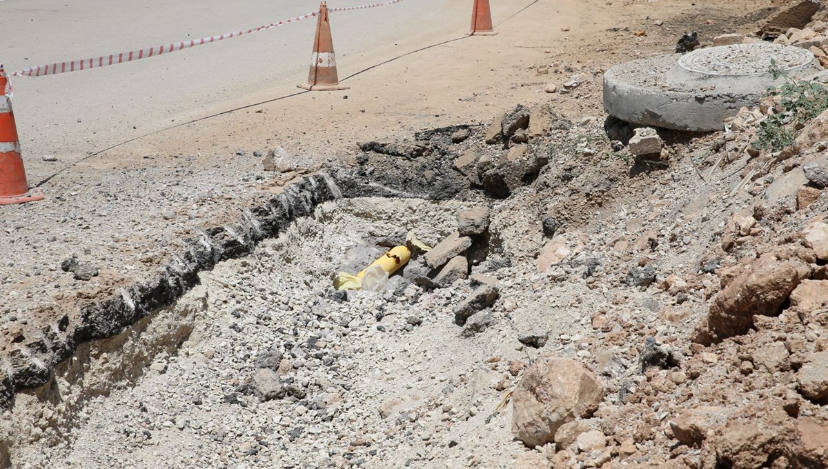 Doğalgaz borusu delindi