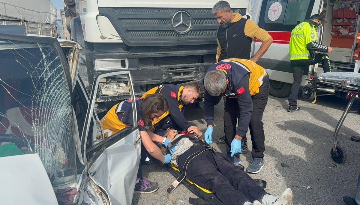 Aksaray'da yaralanmalı kaza