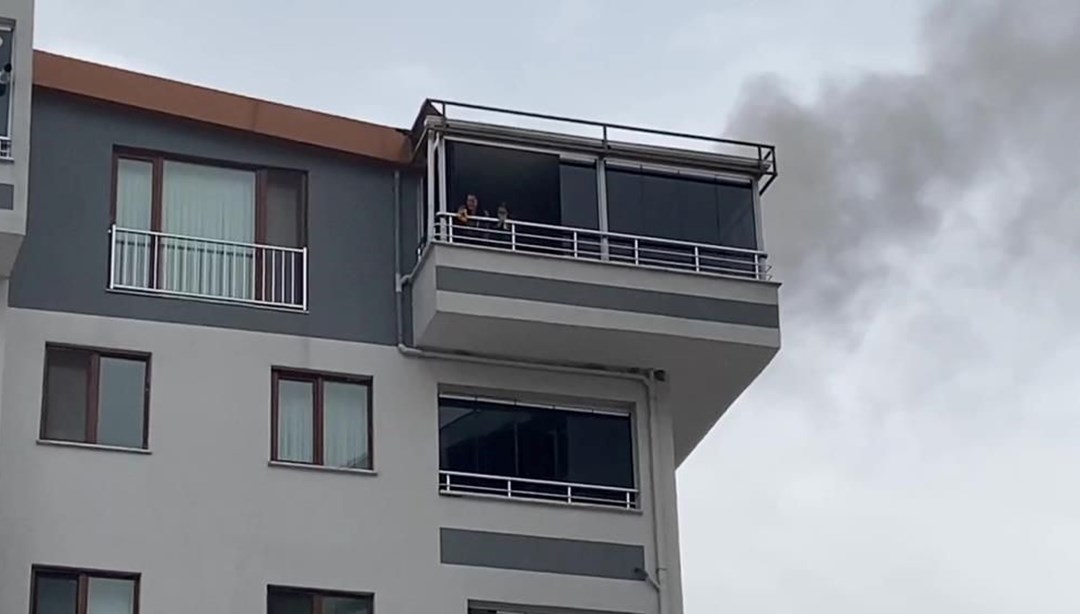 Kocaeli'de 7 katlı binada yangın: Can pazarı yaşandı