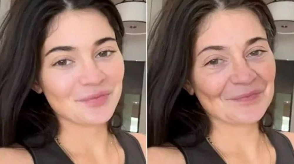 Kylie Jenner'ın filtreli paylaşımı dikkat çekti - 2
