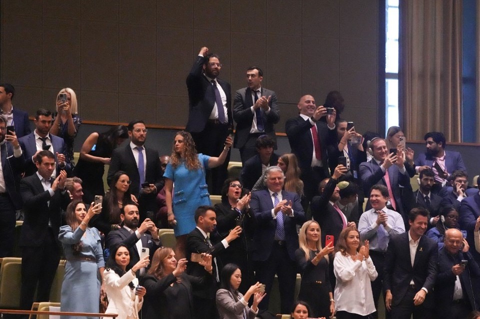 Birleşmiş Milletler'de Netanyahu'ya protesto: Türk heyeti ve birçok üye ülke salonu terk etti - 2