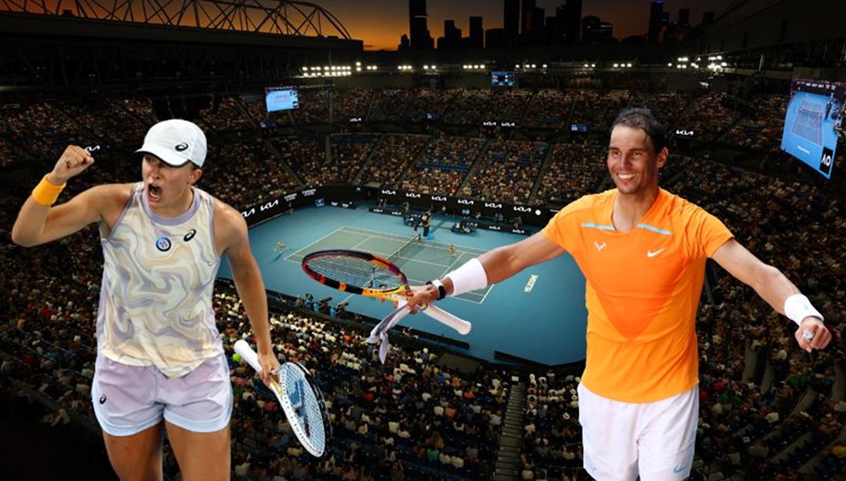 Avustralya Açık'ta Nadal ve Swiatek, 2. tura çıktı