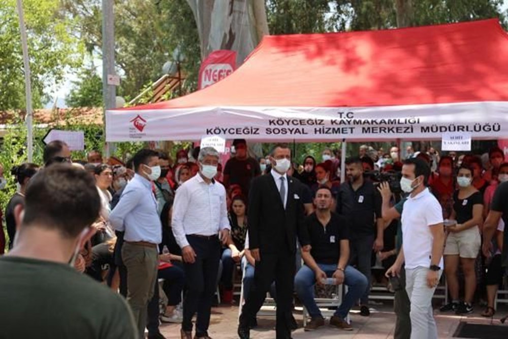 Muğla'da 'orman şehidi' törenle son yolculuğuna uğurlandı - 23