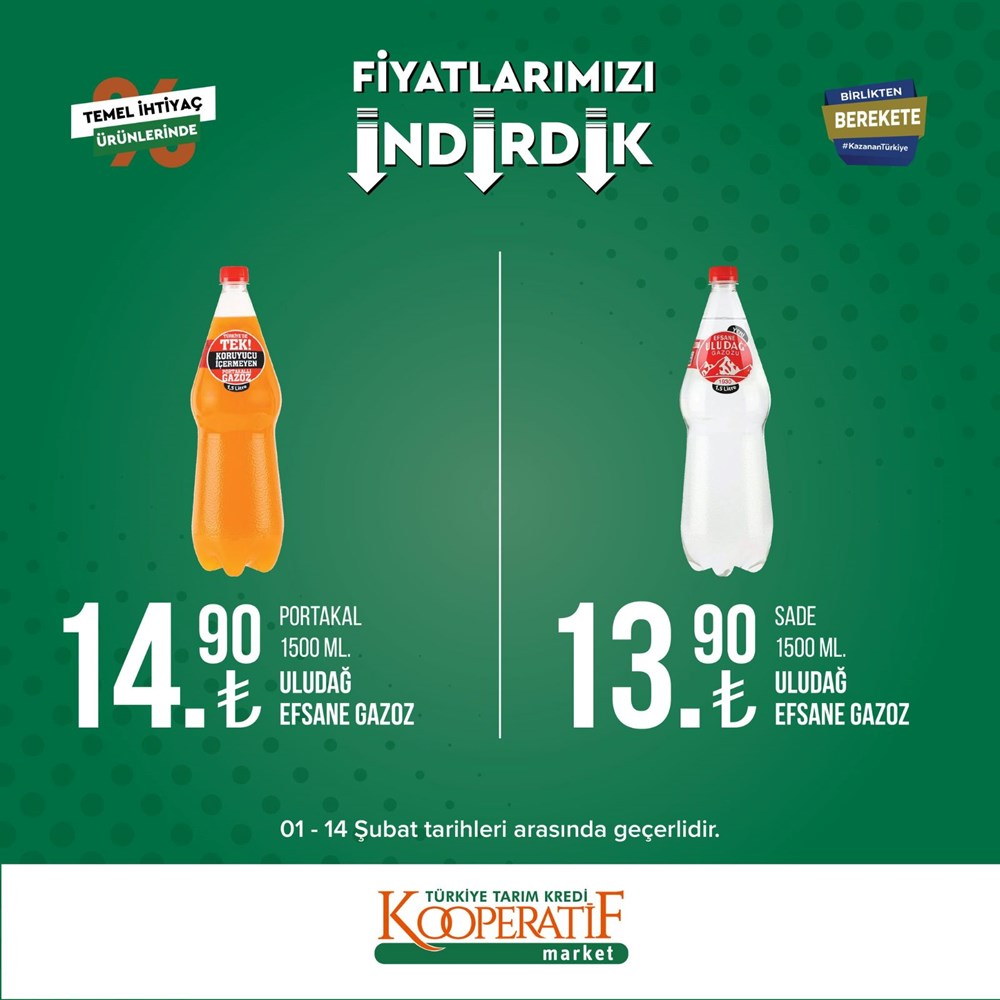 Tarım Kredi Kooperatif Market yeni indirimli ürünler listesi belli oldu (1-14 Şubat güncel indirimli ürünler kataloğu) - 13