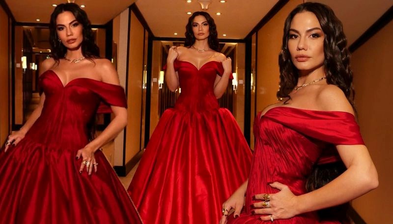 DIAFA Ödül Töreni'ne katılan Demet Özdemir'in tarzı gündem oldu