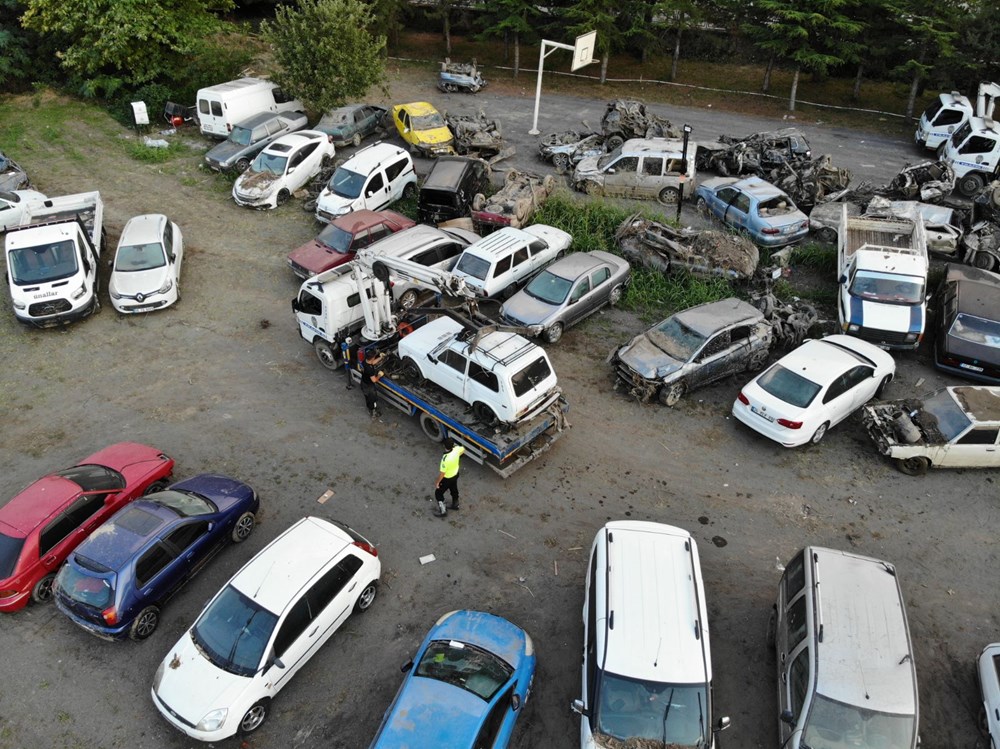 Bozkurt'ta sel sonrası araç mezarlığı - 6