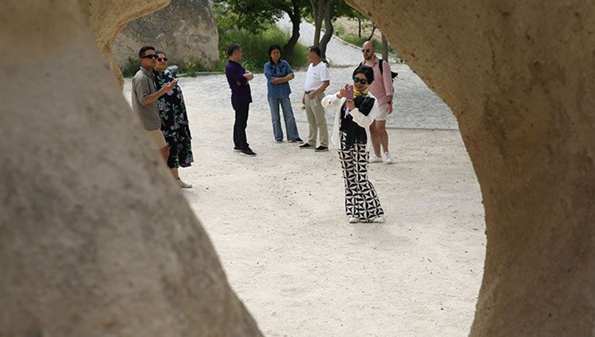 Çinli turistler yeniden Kapadokya'da Çinli turistler yeniden Kapadokya'da