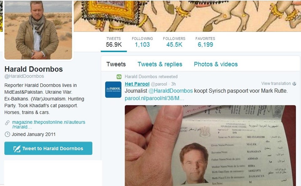 Hollanda Başbakanı'nın fotoğrafıyla sahte Suriye pasaportu çıkarttı - 1