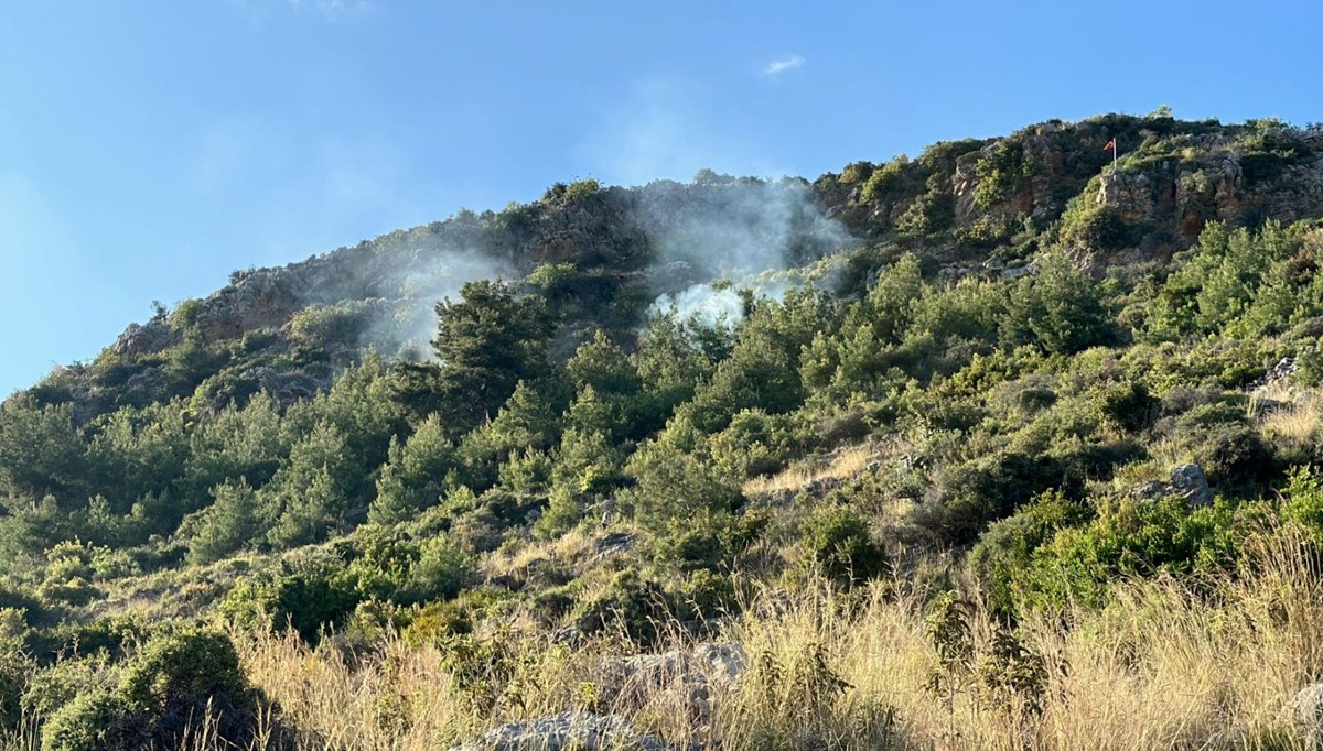 Alanya’da orman yangını