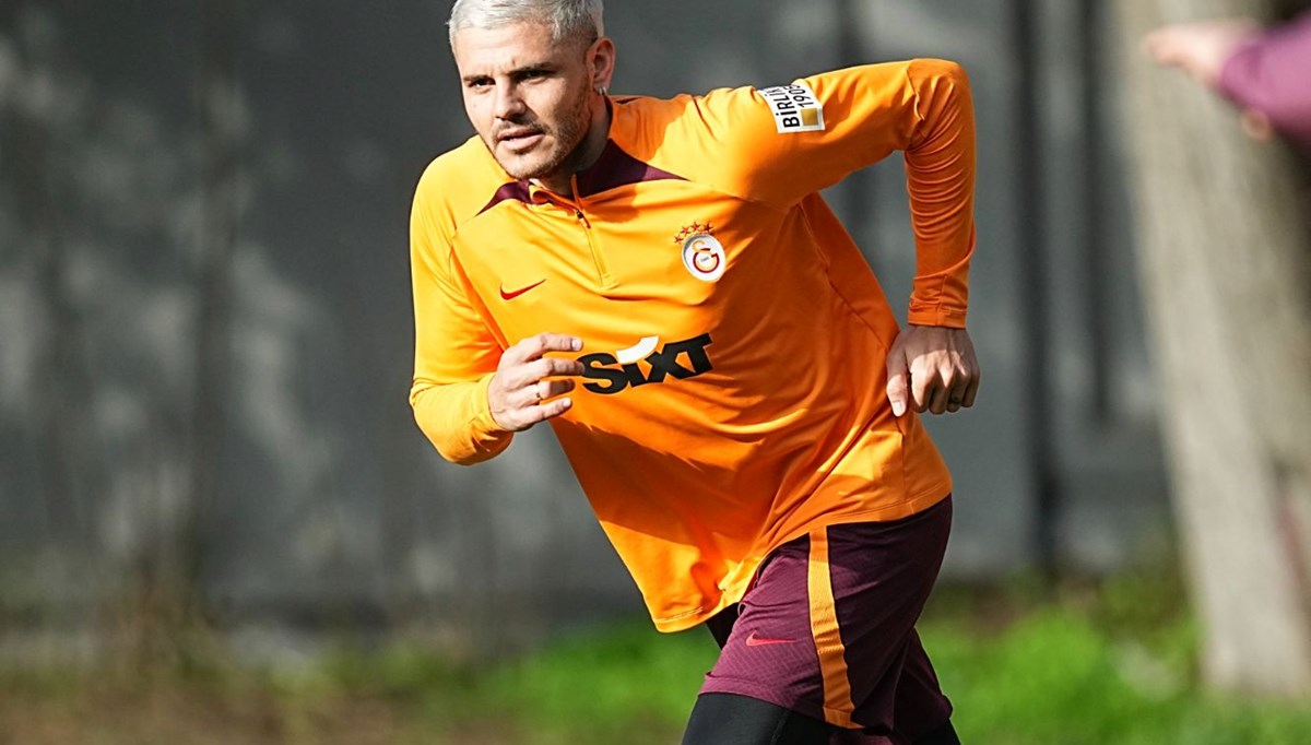 Galatasaray'da Icardi takıma döndü Galatasaray'da Icardi takıma döndü