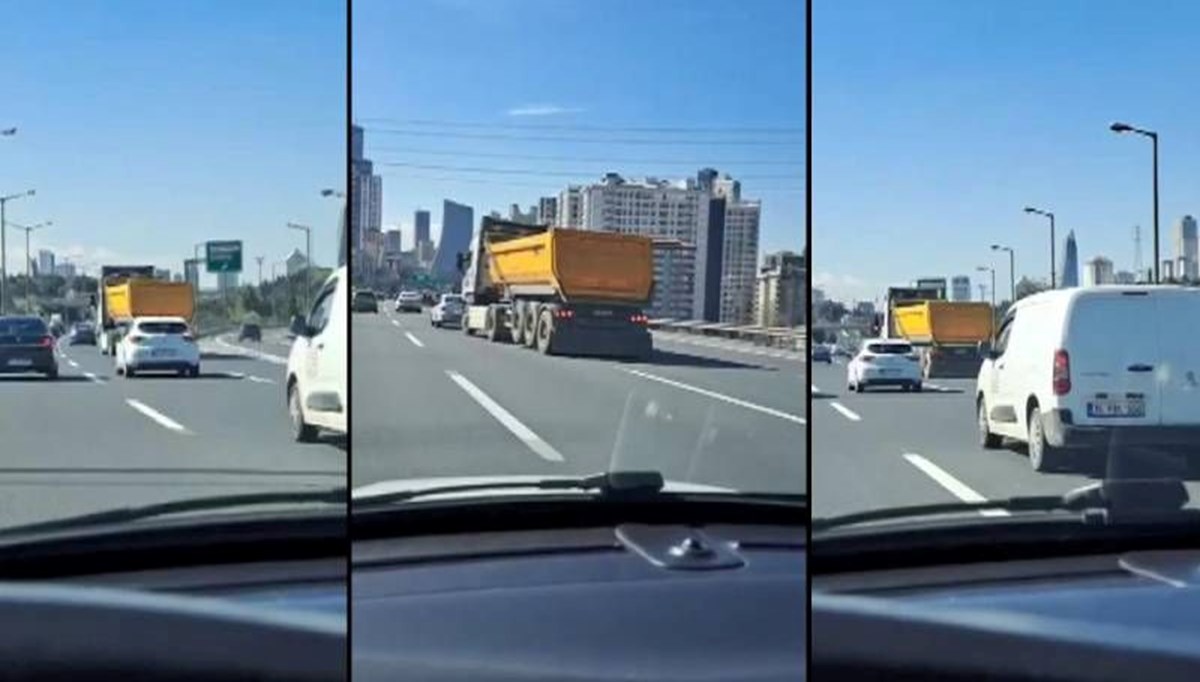 İstanbul'da hafriyat kamyonuyla makasa 14 bin lira ceza İstanbul'da hafriyat kamyonuyla makasa 14 bin lira ceza