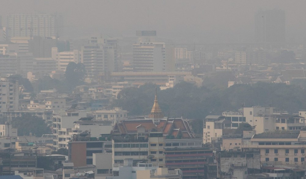 Tayland'da hava kirliliği tehdidi