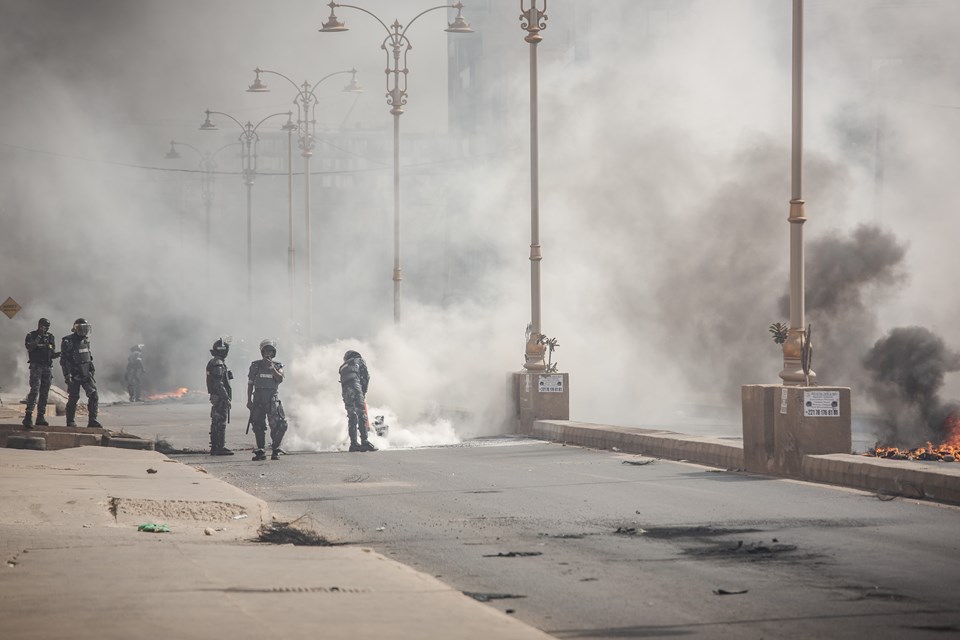 Senegal'deki protestolarda yaklaşık 500 kişi gözaltına alındı