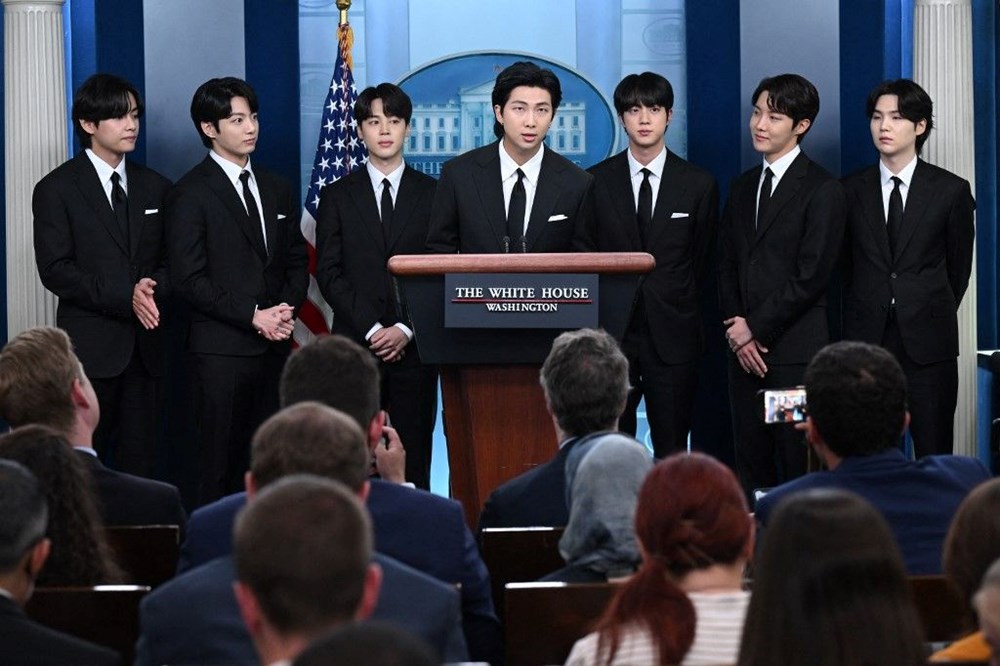 BTS grubu Beyaz Saray'da - 1