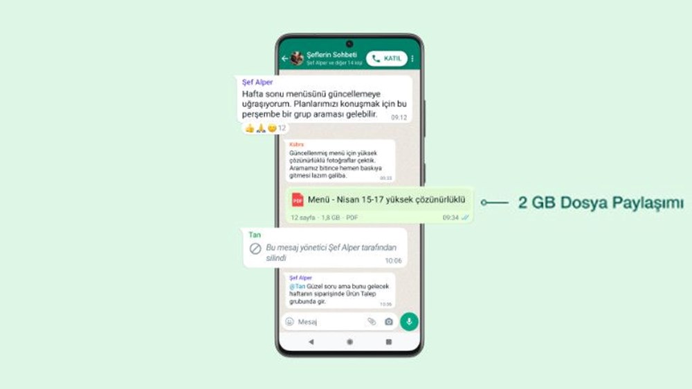 WhatsApp yeni özelliklerini tanıttı: Mesajlara emoji tepkisi geldi - 6