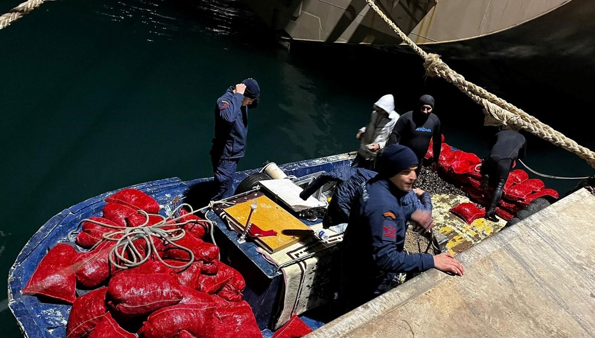 Yalova’da 20 ton kaçak midye ele geçirildi