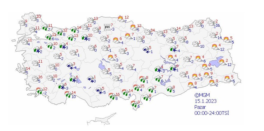 3 il için turuncu kodlu yağış uyarısı (Bugün hava durumu nasıl olacak) - 9