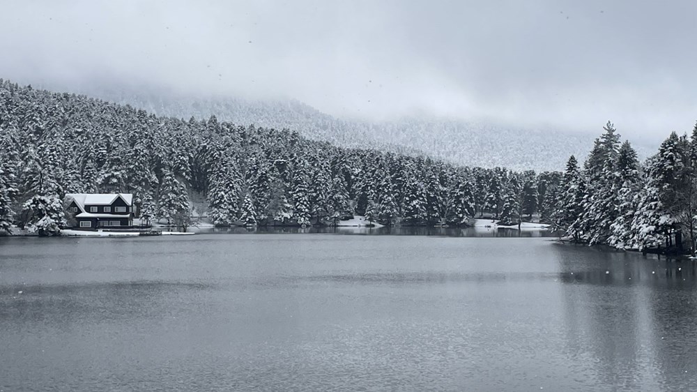 Gölcük Tabiat Parkı'ndan kar manzaraları - 2