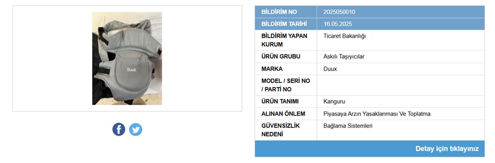 Bebeği olanlar dikkat! Bu kanguru modelinin satışı yasaklandı: "Yaralanmalara neden olabilir" - 3