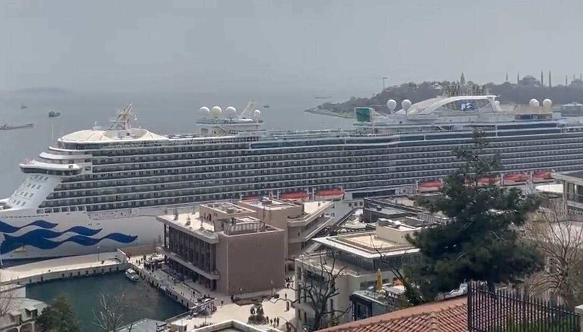 Regal Princess'ten Galataport jesti