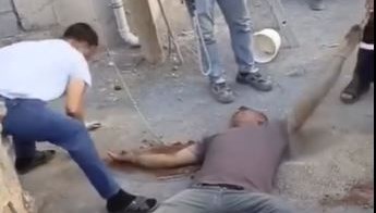 İnternette hattı çekerken akıma kapıldı