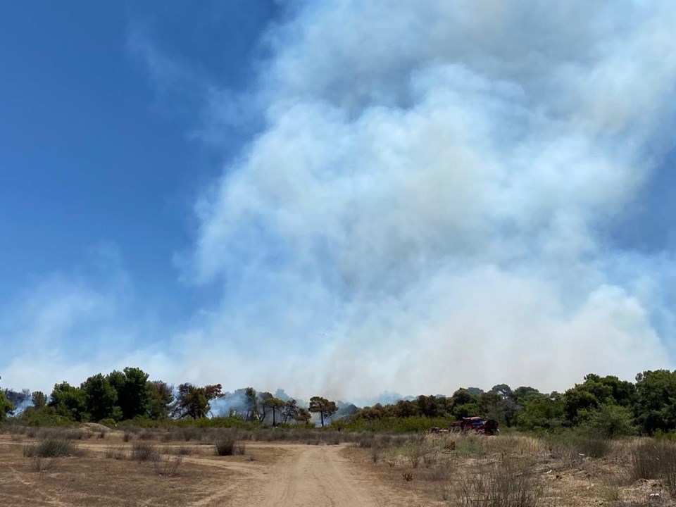 Antalya'daki iki orman yangını kontrol altında - 1