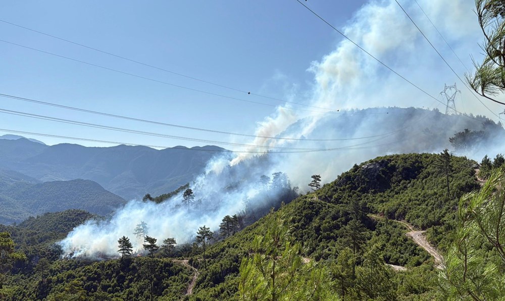 Antalya, Sakarya, Bursa ve Kahramanmaraş'ta yangın: Alevler evlere yaklaştı - 1