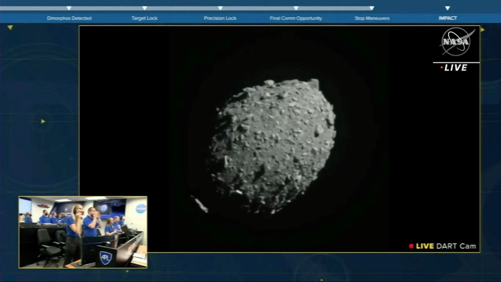 NASA'nın DART uzay aracı 11 milyon kilometre ötedeki asteroidi vurdu - 2