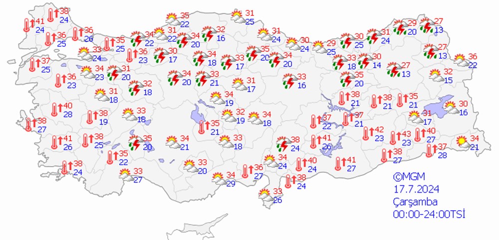 AKOM'dan 'dışarı çıkmayın' uyarısı: Sıcaklıklar artmaya devam ediyor (Bugün hava nasıl olacak?) - 10