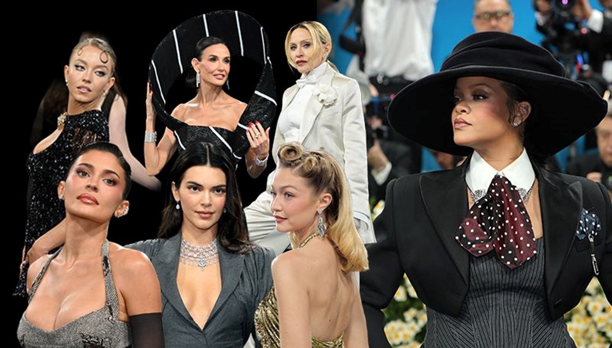 Met Gala'da ünlüler şıklık yarıştırdı